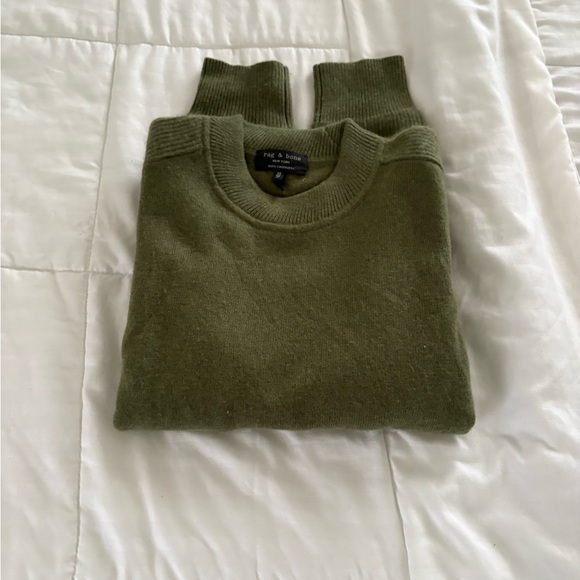 Rag & Bone Cashmere Knit in Olive